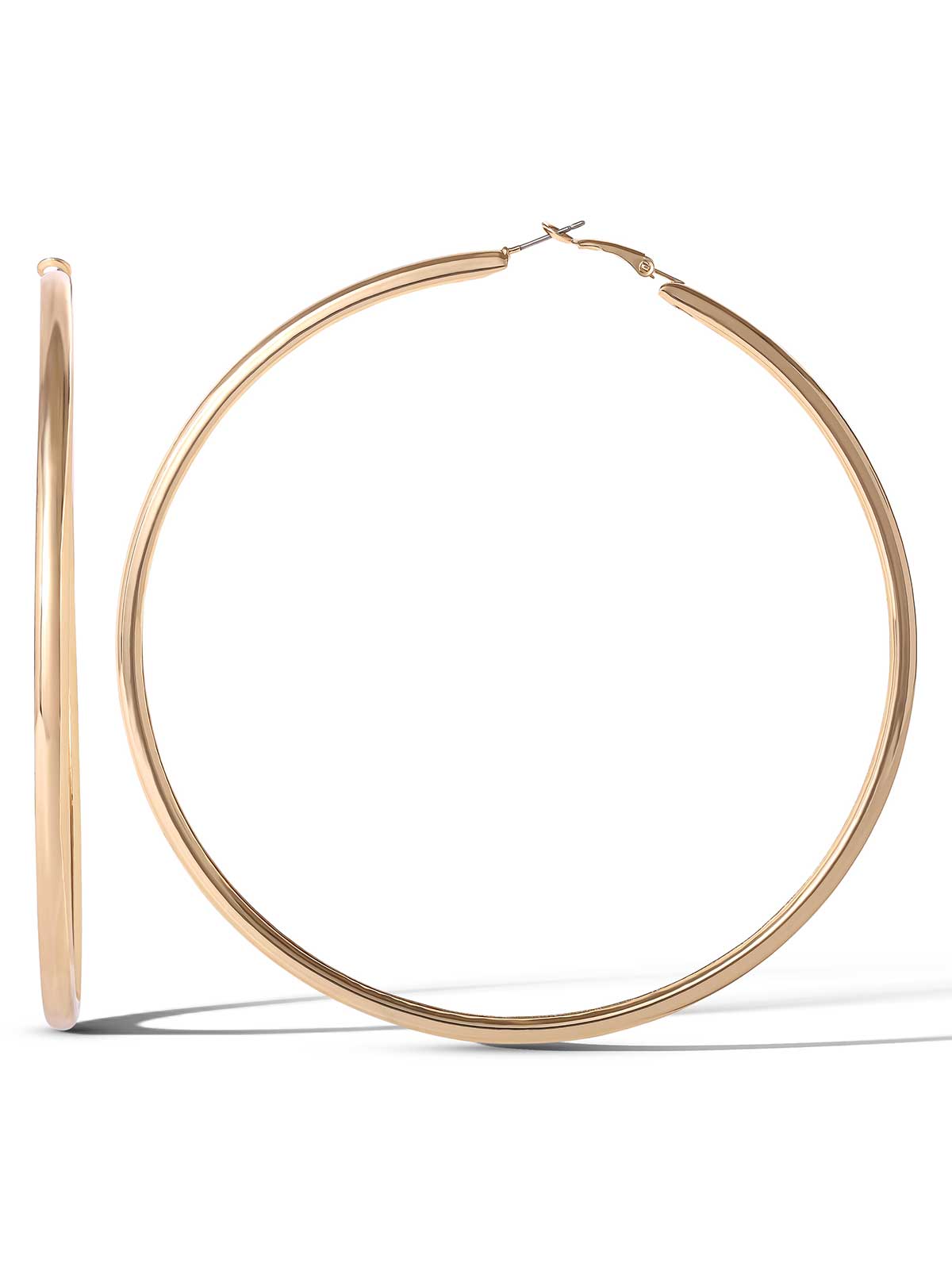 Large 3.75" Hoop Earring