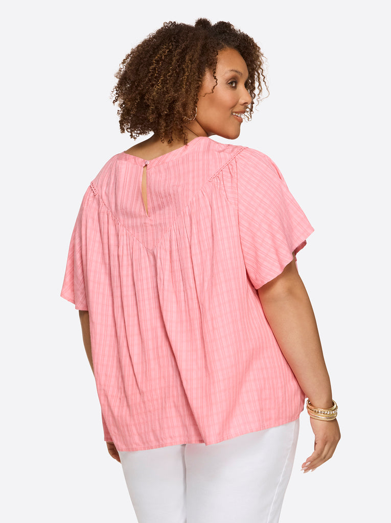 Eloise Blouse in Peony