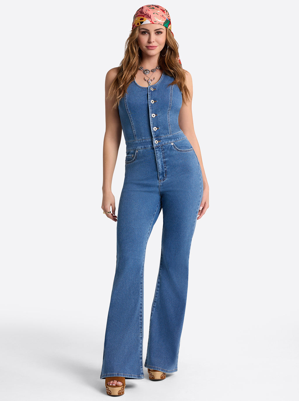 Flare Jumpsuit in Whispered