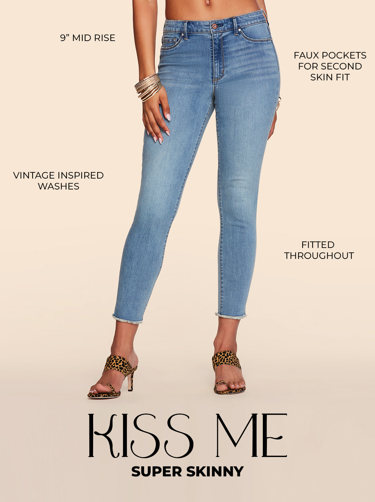 Kiss Me Skinny Jeans in Premium – Jessica Simpson