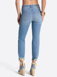 Harmony Straight High Rise Jeans in Incline