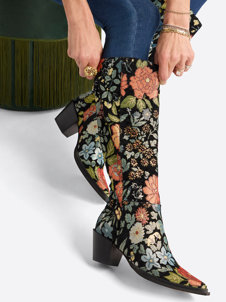 Hemmia Knee High Boot in Harvest Country