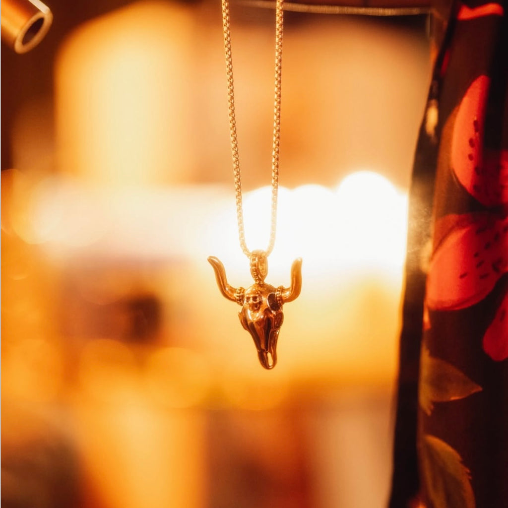 Bull Pendant Necklace