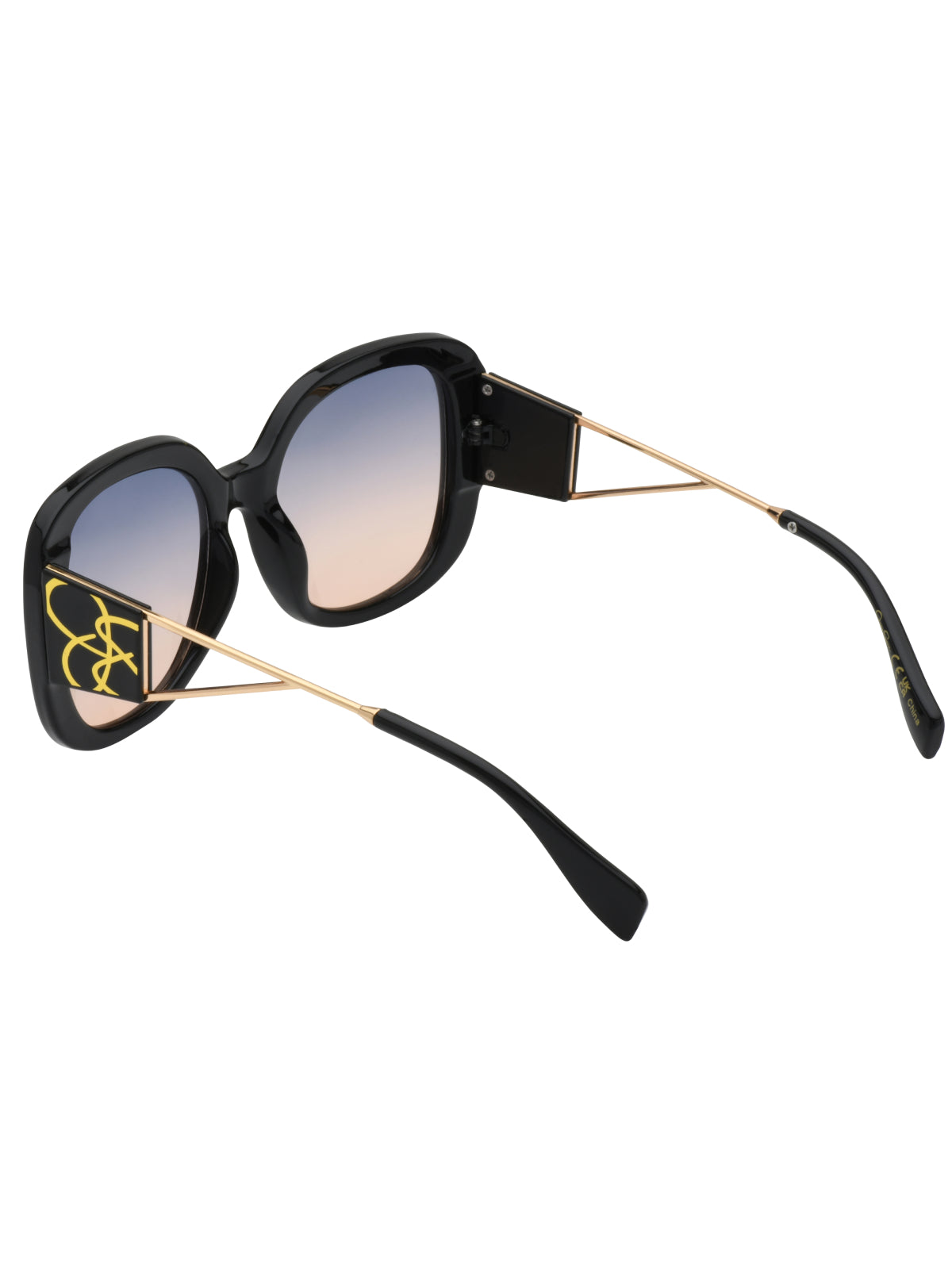 Oversized Oval Sunglasses in Black – Jessica Simpson
