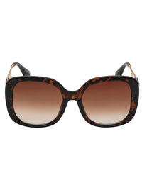 Oversized Oval Sunglasses in Tortoise