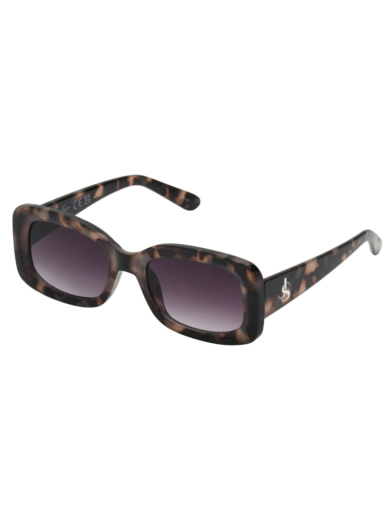 Retro Sunglasses in Oatmeal Tortoise