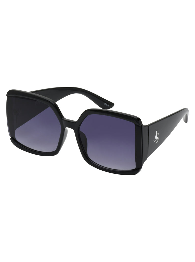 Stylish Square Sunglasses in Black