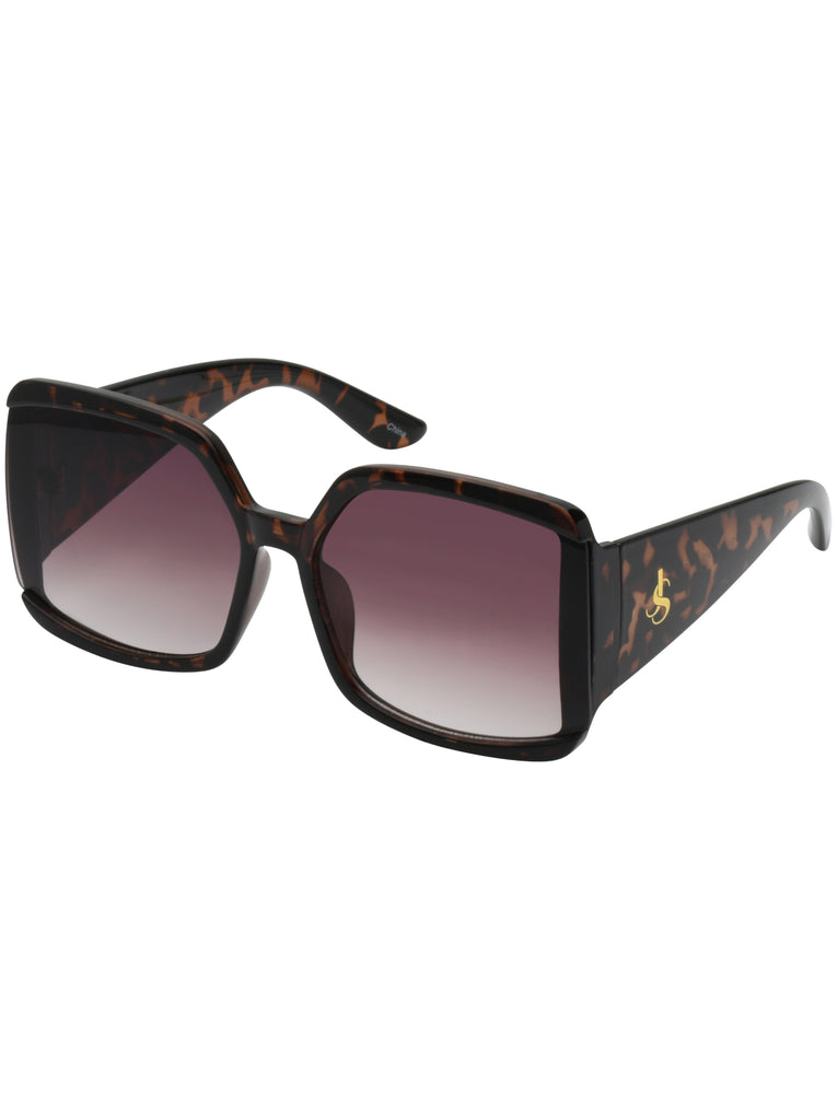 Stylish Square Sunglasses in Tortoise