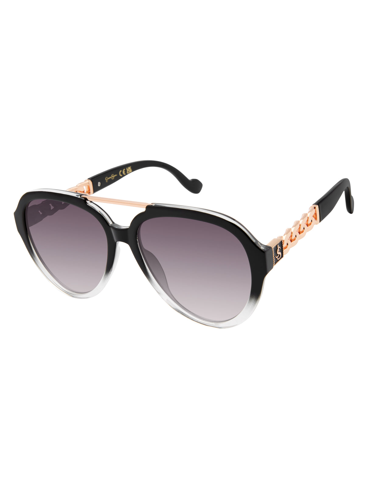 Modern Aviator Sunglasses in Black Fade – Jessica Simpson