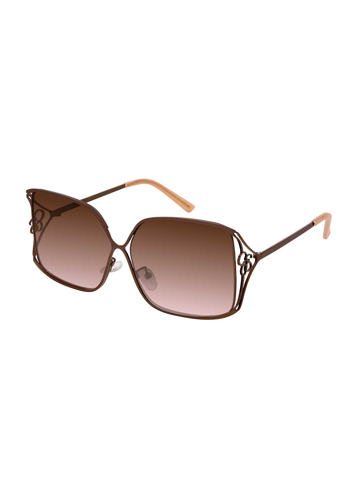 Square Filigree Sunglasses in Bronze
