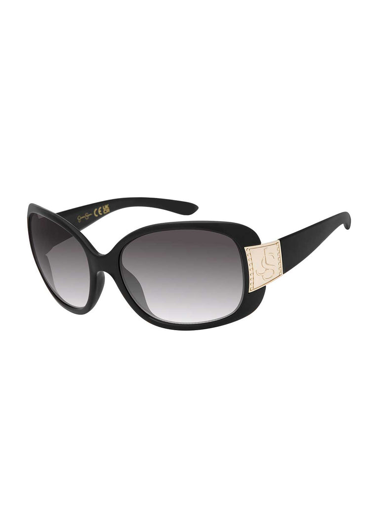 Jessica Simpson Black Oval Sunglasses Slim Metal Oval Sunglasses in Black – Jessica Simpson main image 4