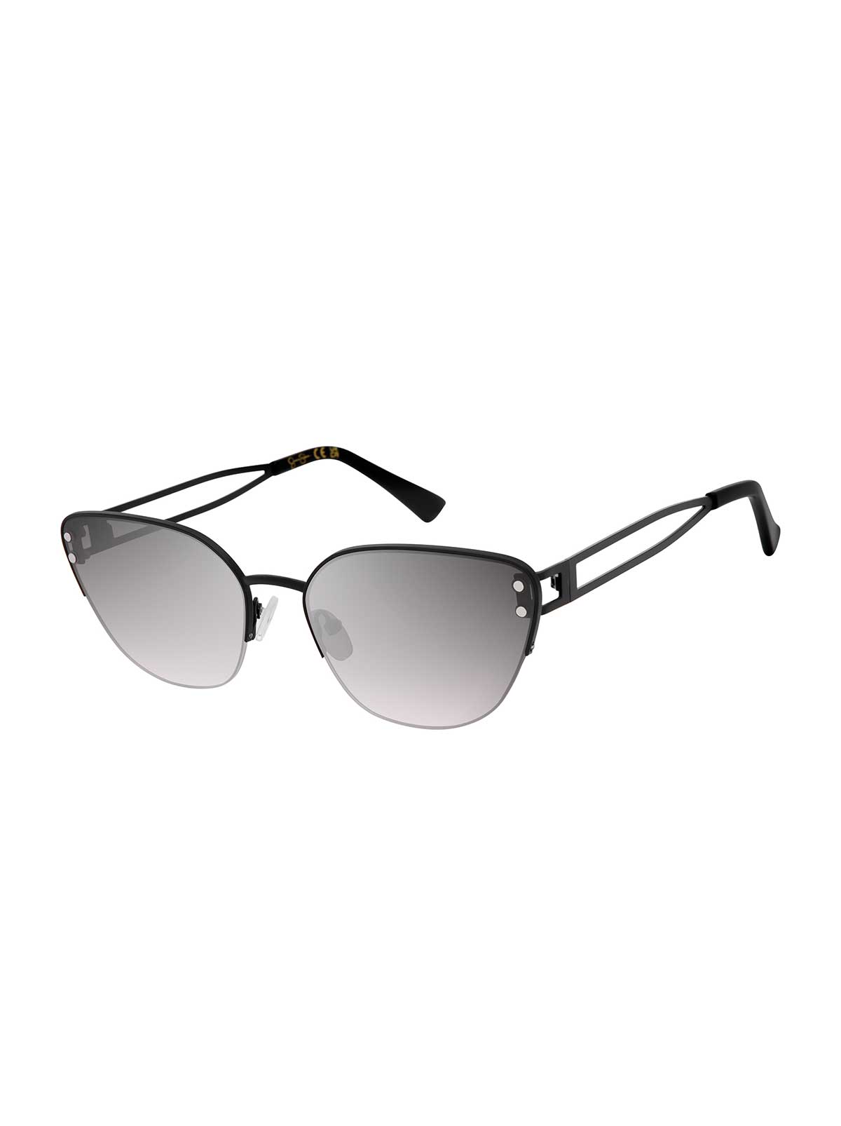 Metal Cutout Cat Eye Sunglasses in Blackout – Jessica Simpson