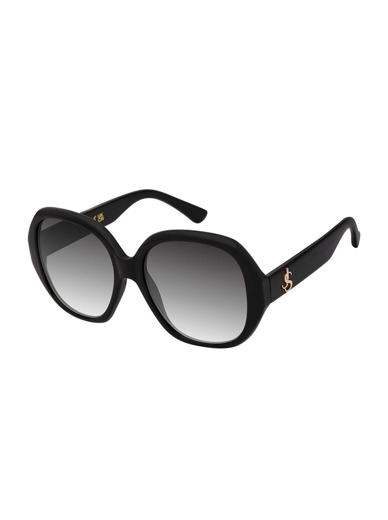 Polished Round Sunglasses in Black – Jessica Simpson display picture 3