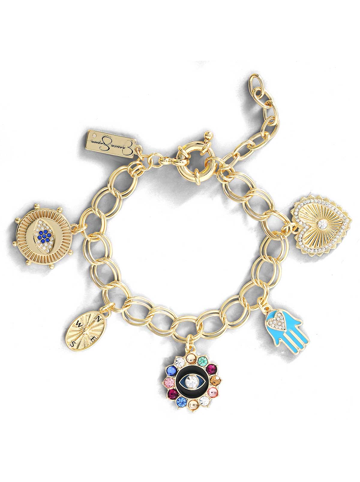 Evil Eye Charm Bracelet – Digital Dress Room