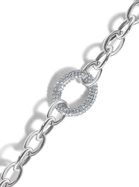 Bold Silver Link Bracelet