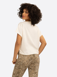 JS Jessica Simpson Suri Tee in Gardenia-Indra