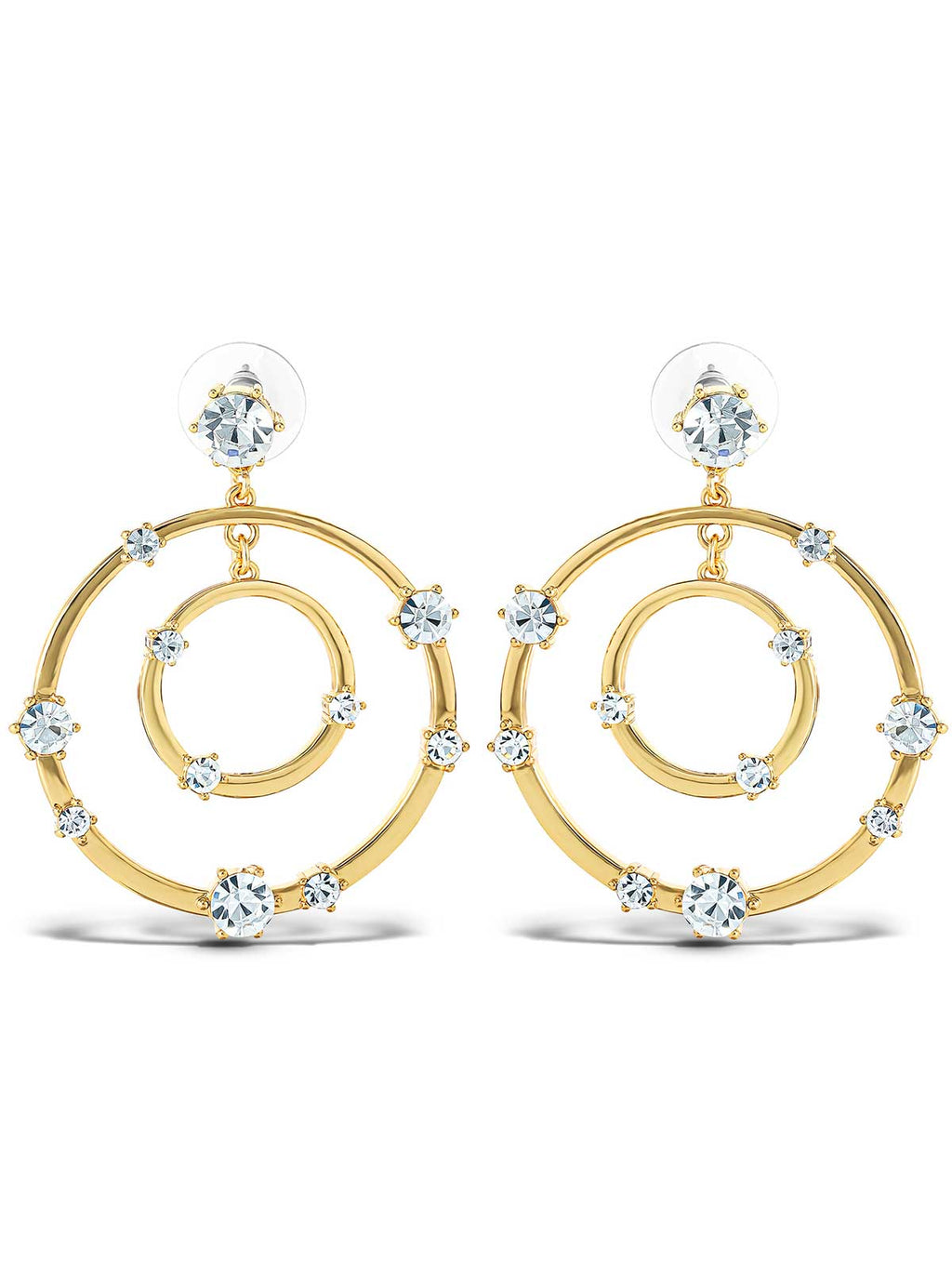Orbital Crystal Drop Earrings