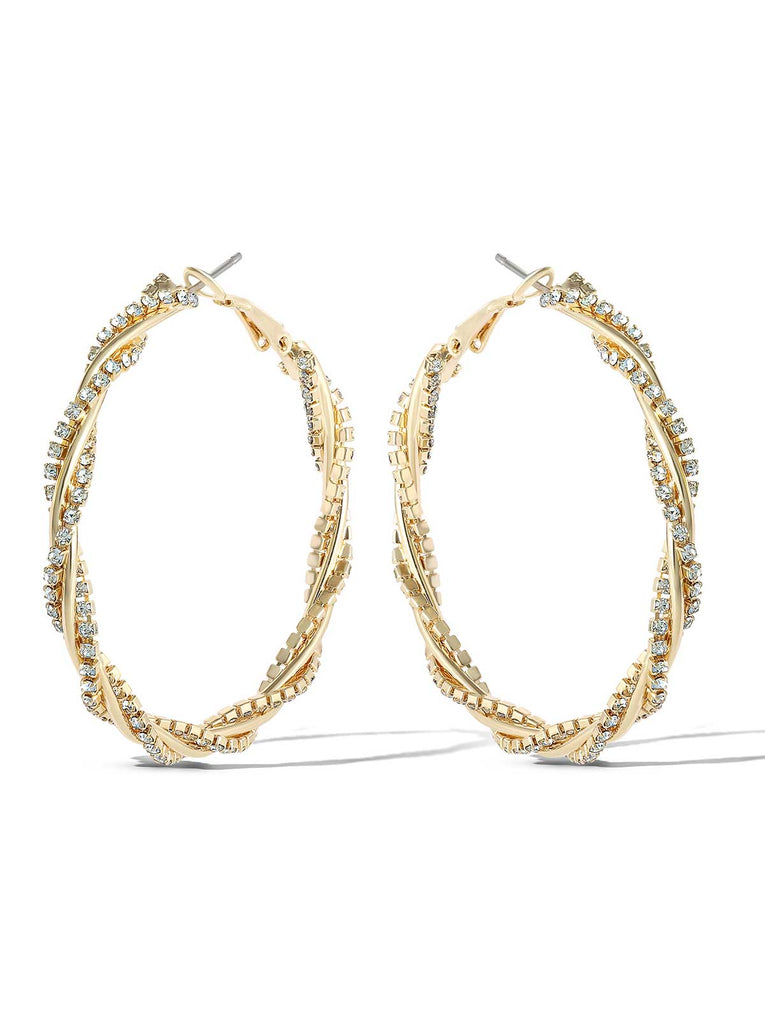 Spiral Hoop Earrings