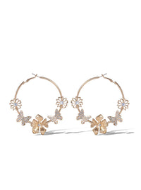 Accented Hoop Earrings