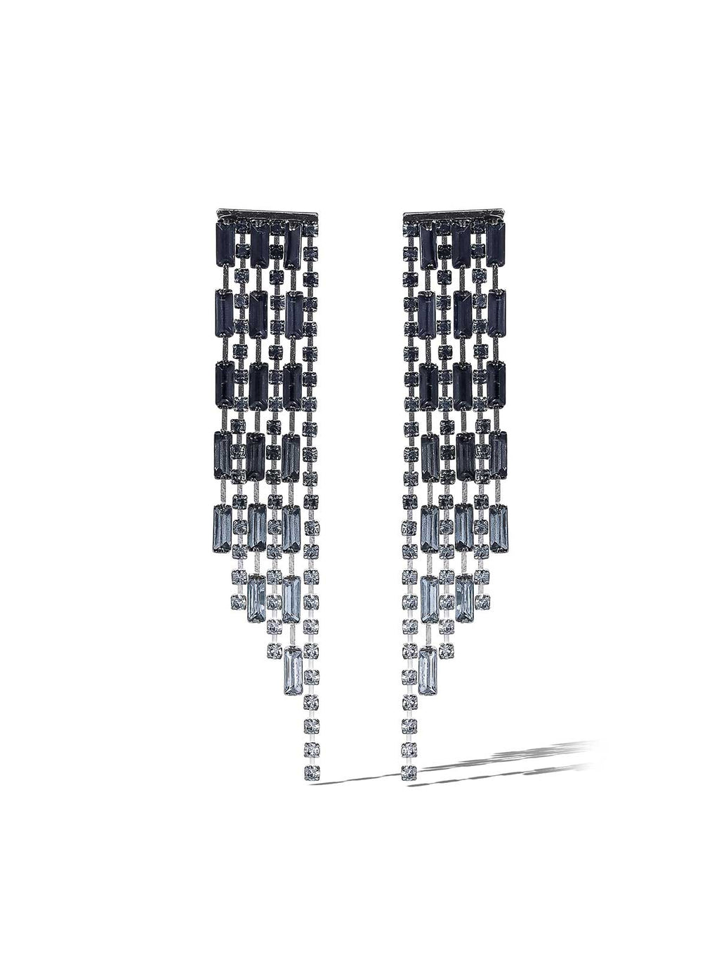 Cascading Crystal Earrings