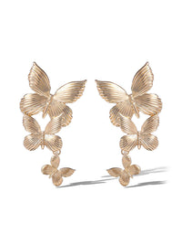 Cascading Butterfly Statement Earrings