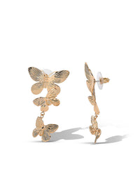 Cascading Butterfly Drop Earrings