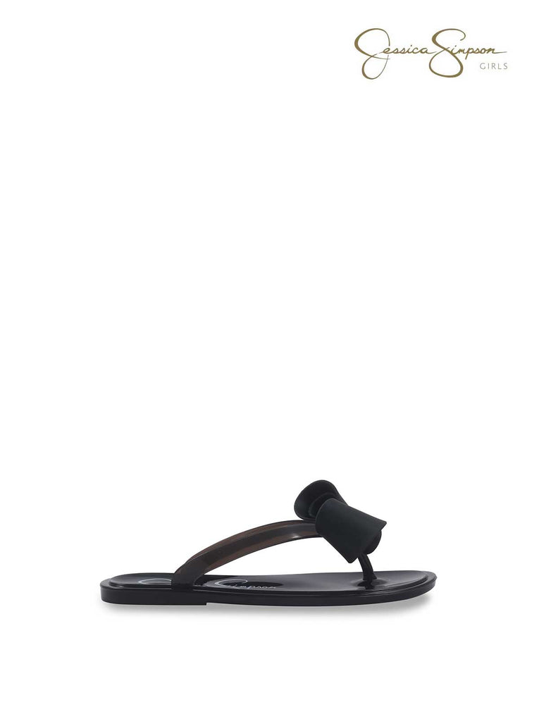 Girls Jelly Thong Sandals in Black – Jessica Simpson