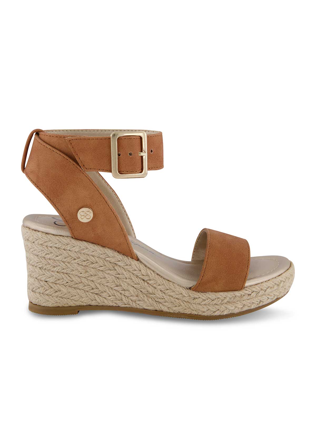Girls' Asha Cuff Wedge Sandals in Cognac – Jessica Simpson