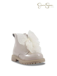 Toddler Daria Sneaker Double Bow in Cream