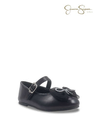 Toddler Amy Bow Ballet Flat in Black