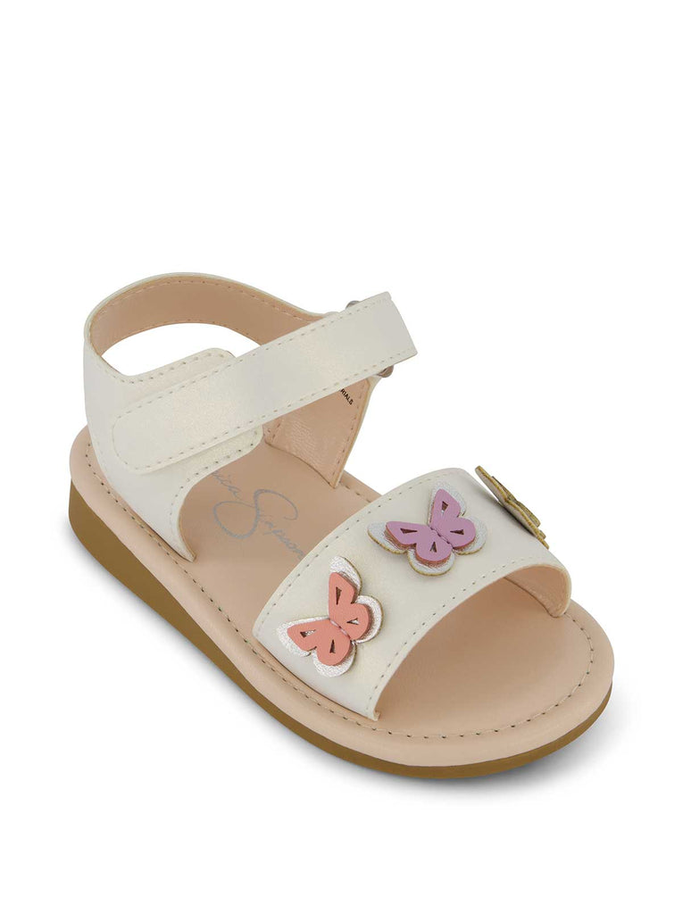 Toddler Janey Butterfly Sandals in White