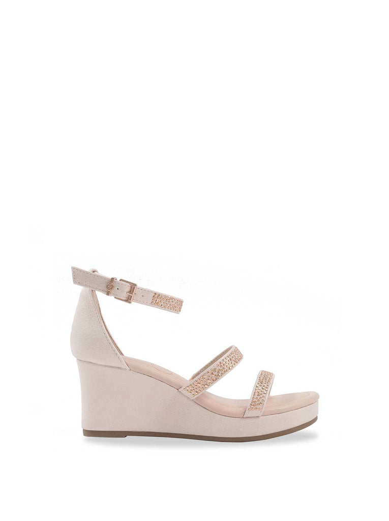 Little Girls' Asha Karli Wedge in Gold