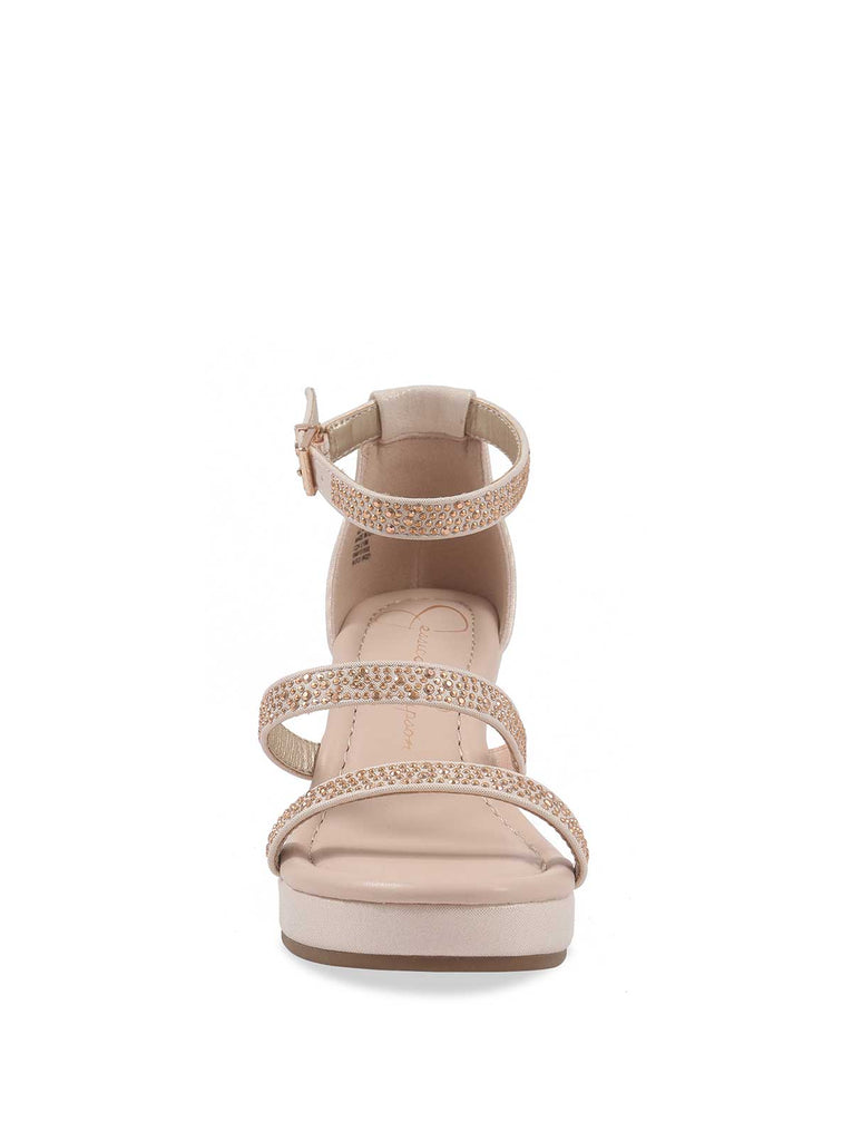 Little Girls' Asha Karli Wedge in Gold