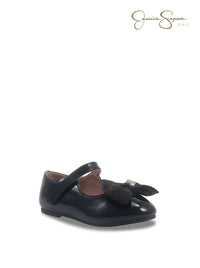 Girls Amy Big Bow Mary Jane in Black