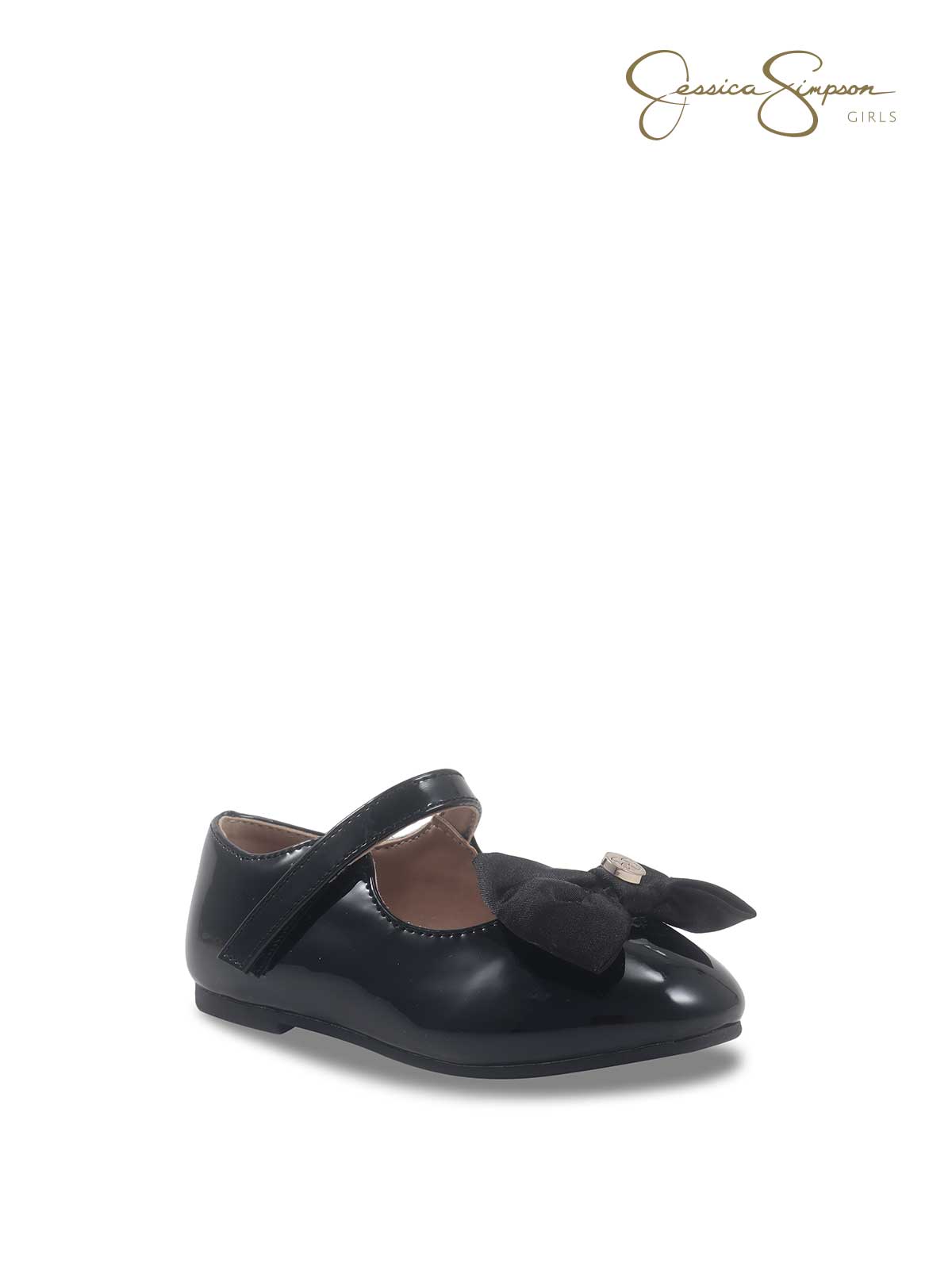 Girls Amy Big Bow Mary Jane in Black