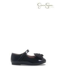 Toddler Amy Big Bow Mary Jane in Black