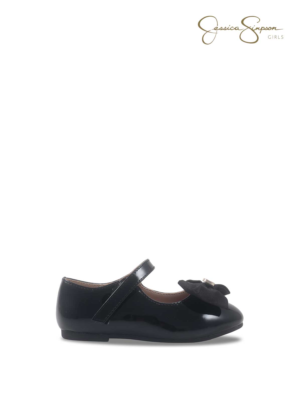 Girls Amy Big Bow Mary Jane in Black