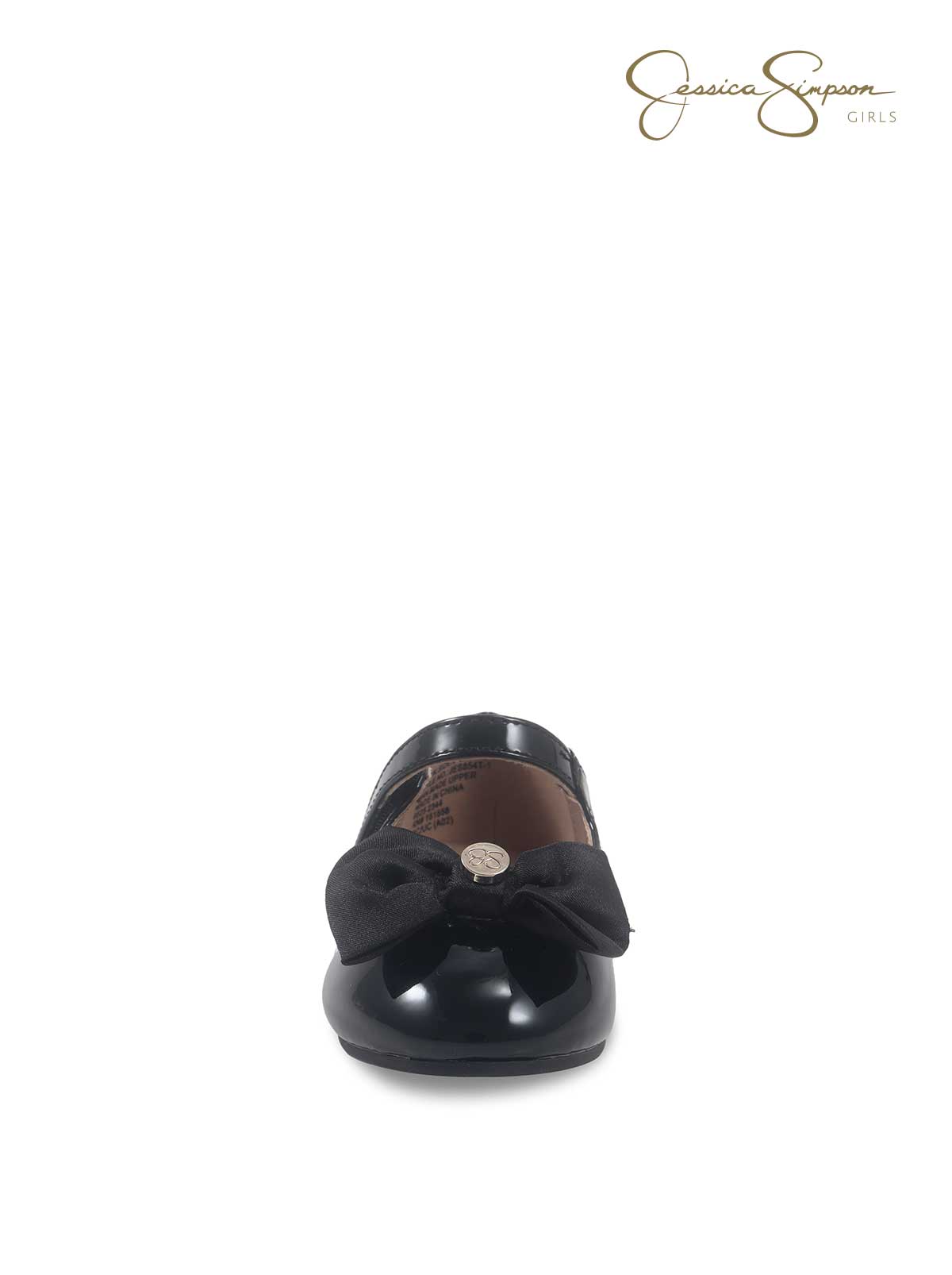 Girls Amy Big Bow Mary Jane in Black