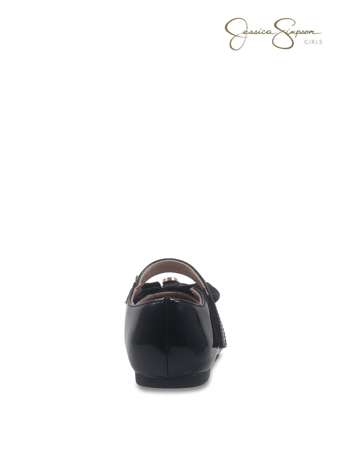 Girls Amy Big Bow Mary Jane in Black