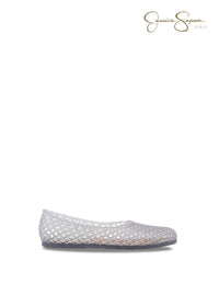 Little Girls' Jelli Flats in Clear