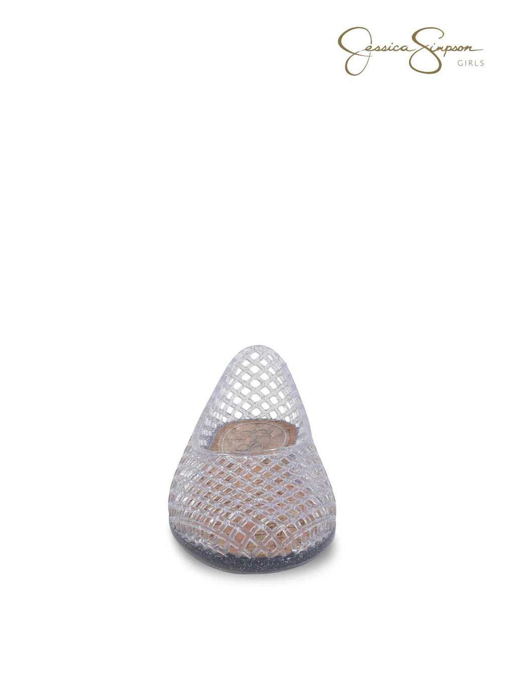 Little Girls' Jelli Flats in Clear