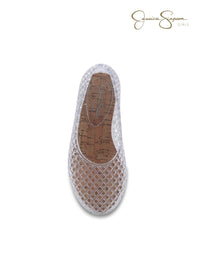 Little Girls' Jelli Flats in Clear