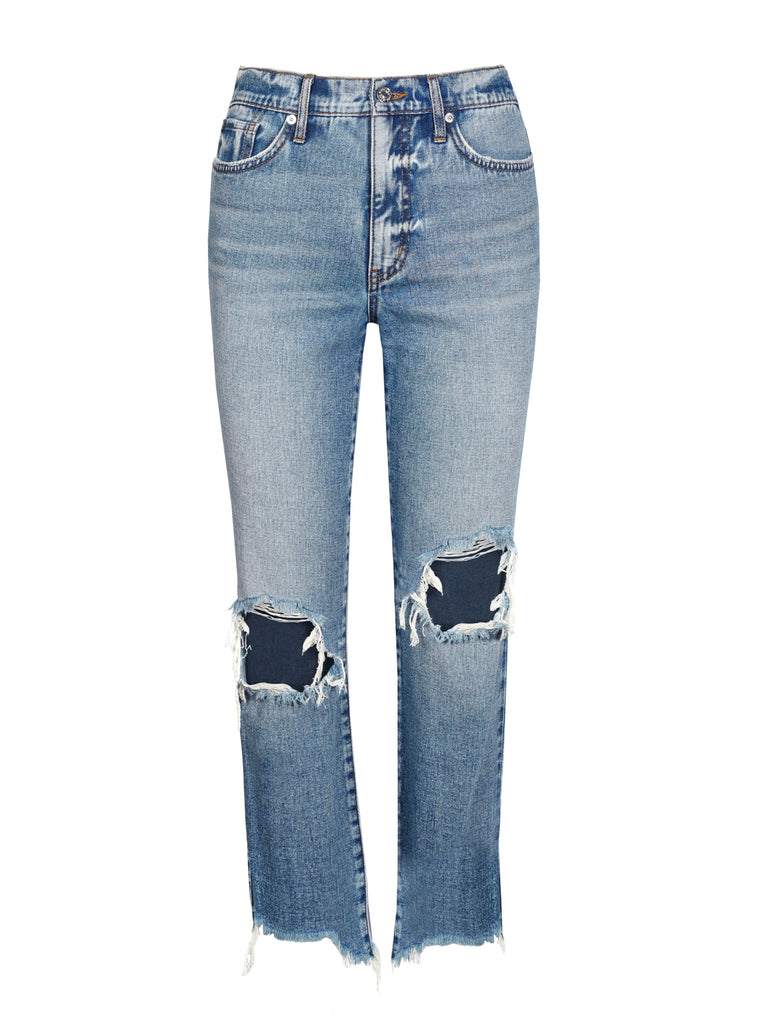 Harmony Straight High Rise Jean in Sunshine