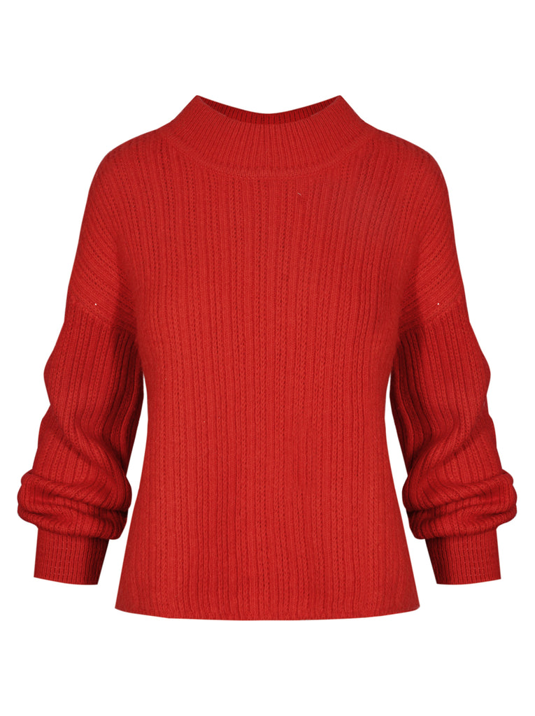 Portia Sweater in Goji Berry