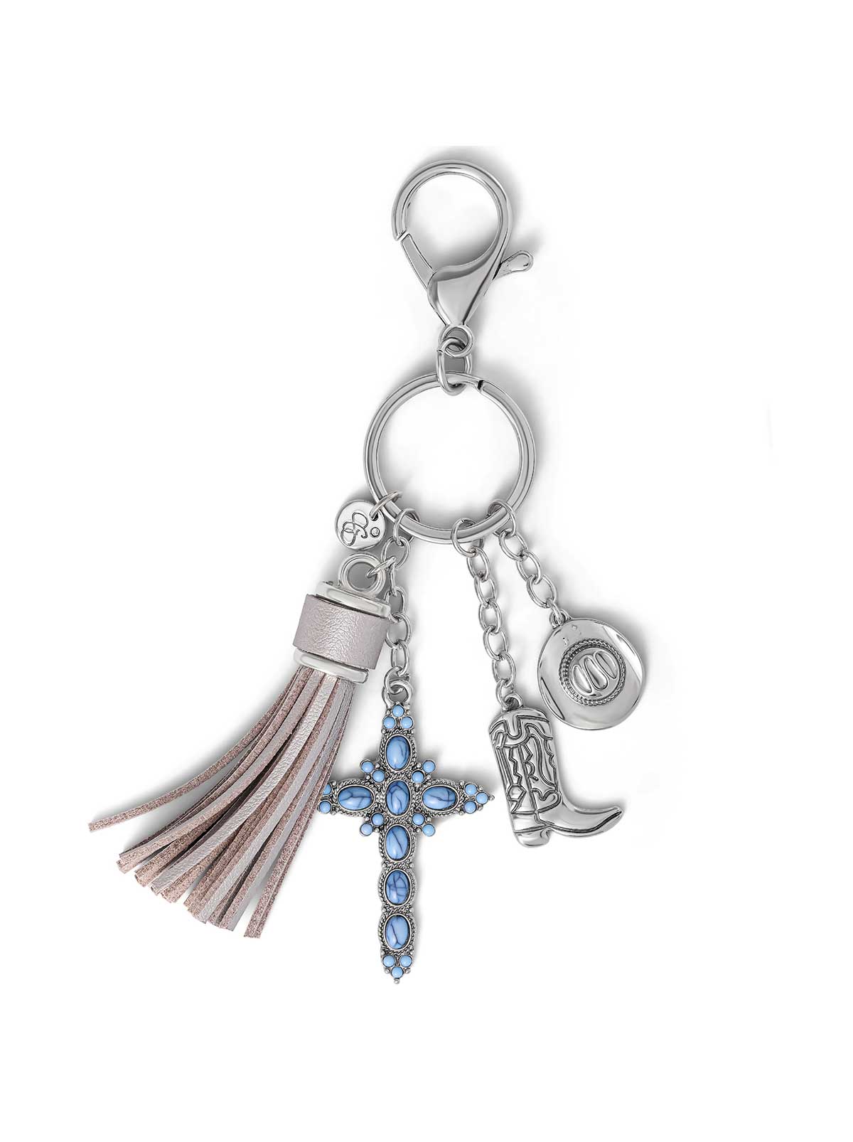 Turquoise Silver Charms Keychain – Jessica Simpson