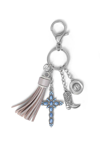 Turquoise Silver Charms Keychain – Jessica Simpson