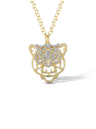 Pragnell 18kt Yellow Gold Zodiac Tiger Pendant Necklace - Farfetch