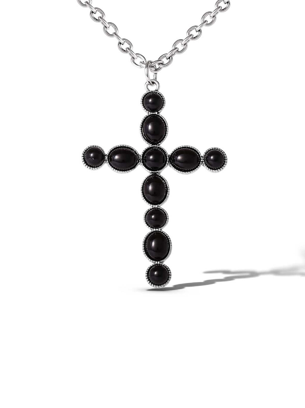 Black Cross Necklace
