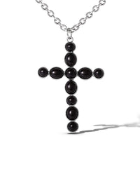 Black Cross Necklace