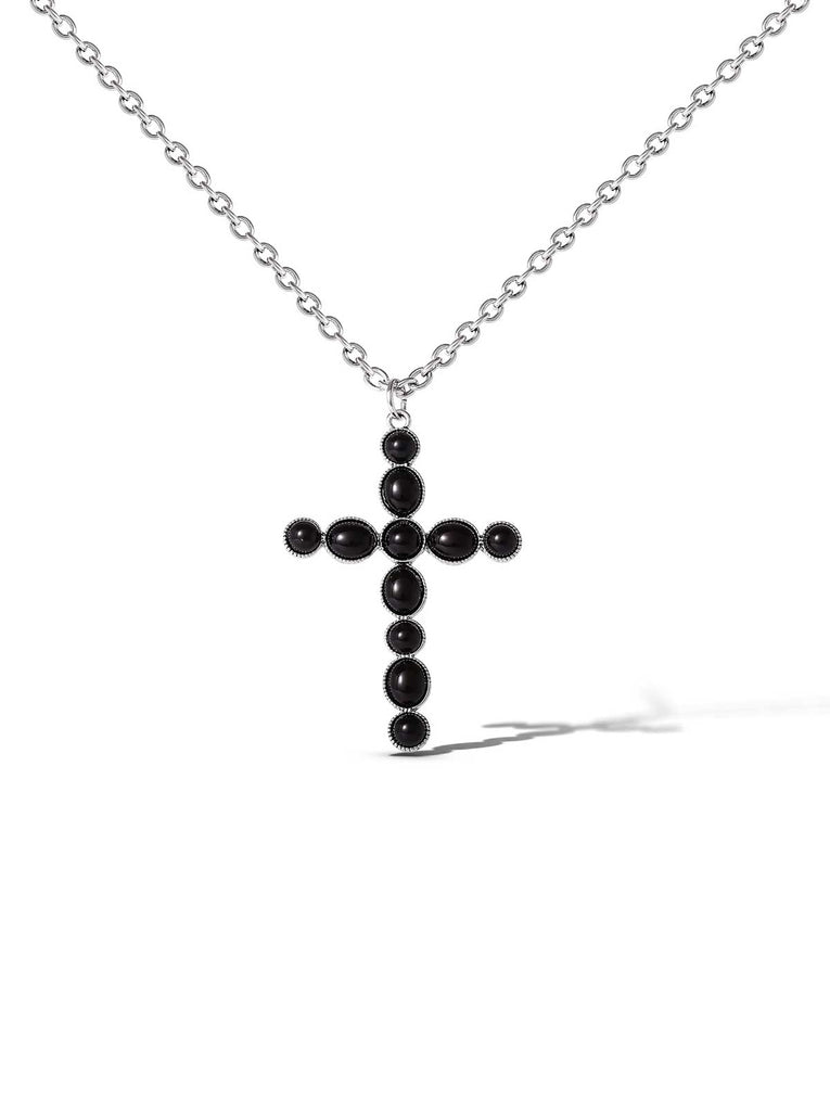 Black Cross Necklace – Jessica Simpson